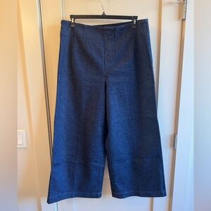 SPANX Wide Leg Cropped Denim